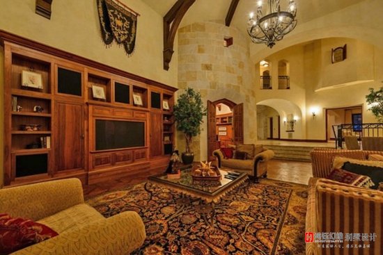 美國別墅裝修 豪華歐式別墅裝修效果圖